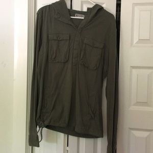 Pullover hoodie long sleeve shirt